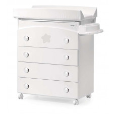 Bañera Mueble Big Star Blanco y Plata de Trama